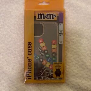 M&M'S Clear Phone Case with Colorful Logo Design iPhone 13/14